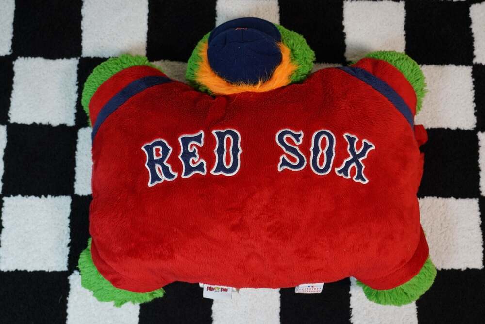 Pillow Pets Boston Red Sox Wally the Green Monster Plush Mascot Pillow